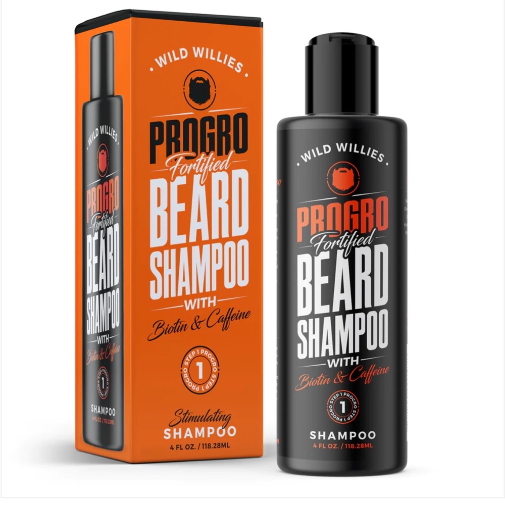 3/$30 Wild Willies Progro Beard Shampoo
